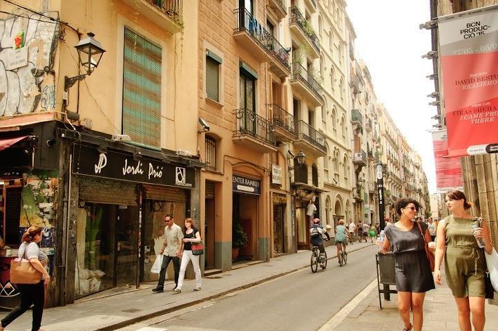 Center-Ramblas Barcelona Bagian luar foto